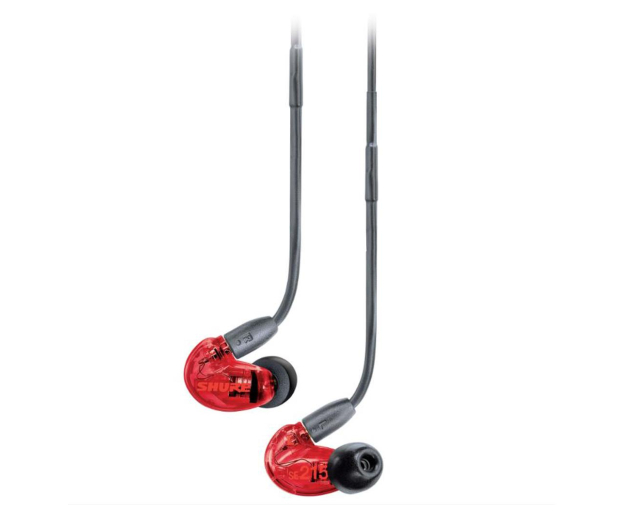 Shure SE215SPE-RD-EFS czerwone - 1289067 - zdjęcie 2